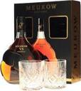 Meukow VS + 2 Copos Cognac NV