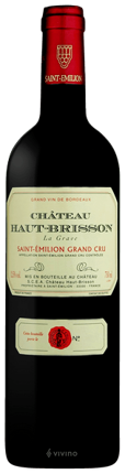 Château Haut Brisson La Grave St Émilion Grand Cru Tinto 2014