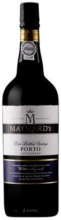 Maynard's Porto Unfiltered LBV 2012