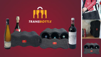 Mala Transbottle 3 garrafas - Anti-choque e Isotérmica