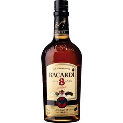 Bacardí Rum 8 anos NV