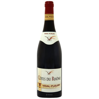 Vidal Fleury Côtes du Rhône Villages Tinto 2017