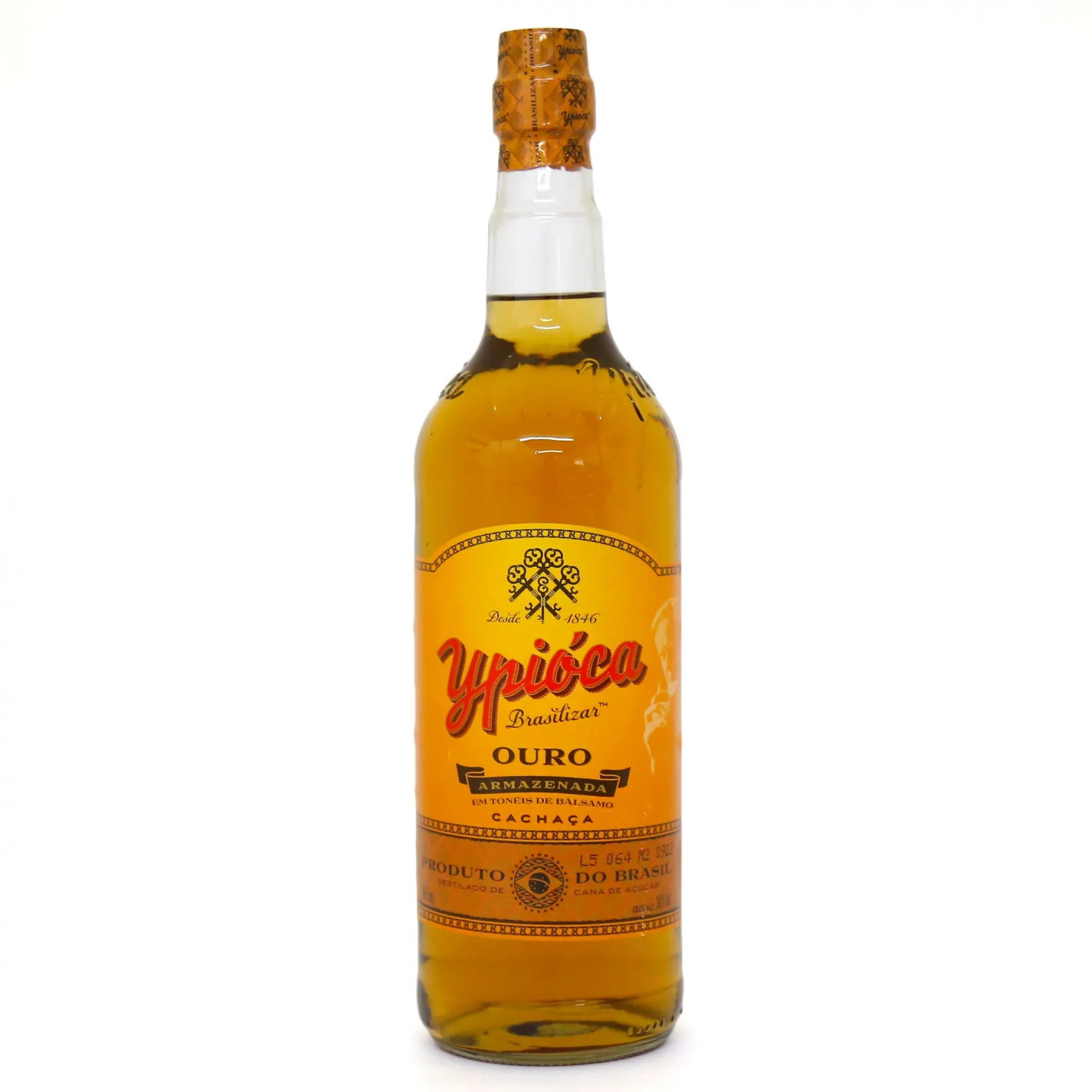 Ypioca Cachaça Aguardente Reserva Ouro 1l NV